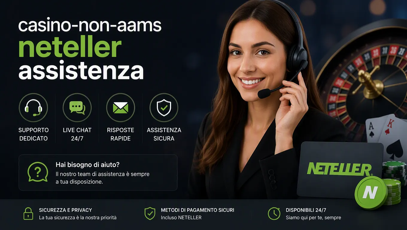 casino non aams neteller assistenza