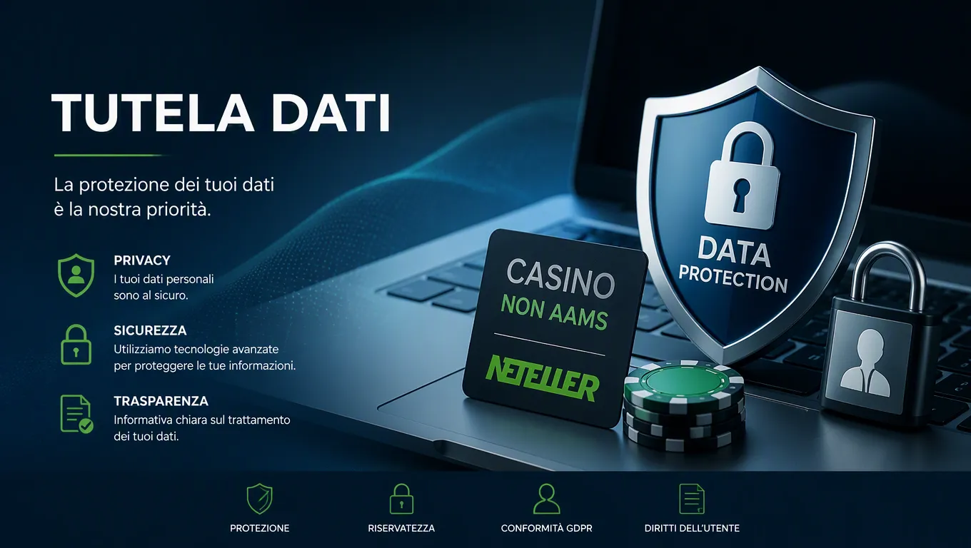 casino non aams neteller tutela dati