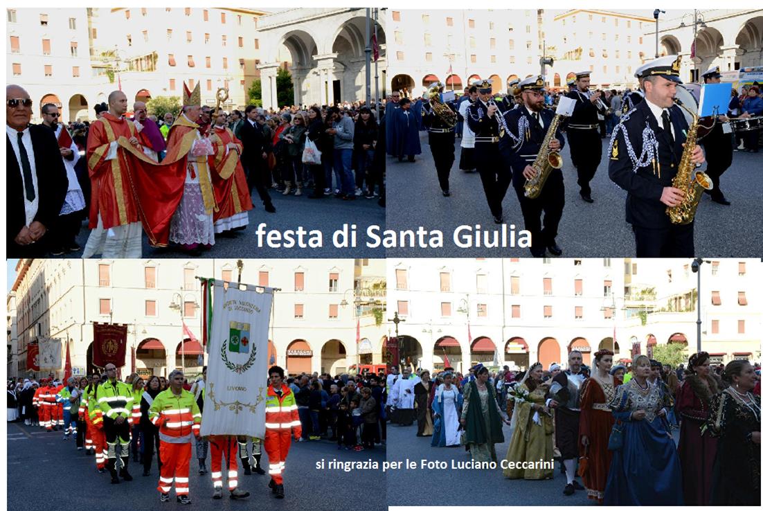 La festa di Santa Giulia patrona di Livorno