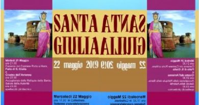 Settimana S. Giulia, MercoledÃ¬ 22 Maggio, Festa della Santa Patrona S. Giulia