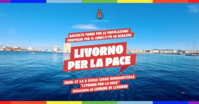 “Livorno per la Pace”: il Comune ha aperto un conto corrente