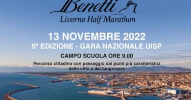 Domenica 13 novembre si correrà la 5^ edizione della Livorno Half Marathon