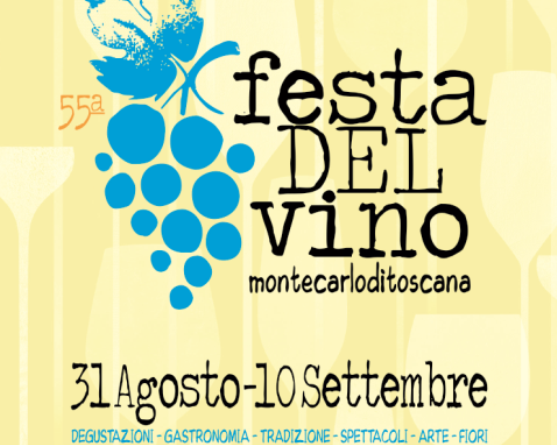 Festa del vino di Montecarlo dal 31 Agosto al via la 55esima edizione