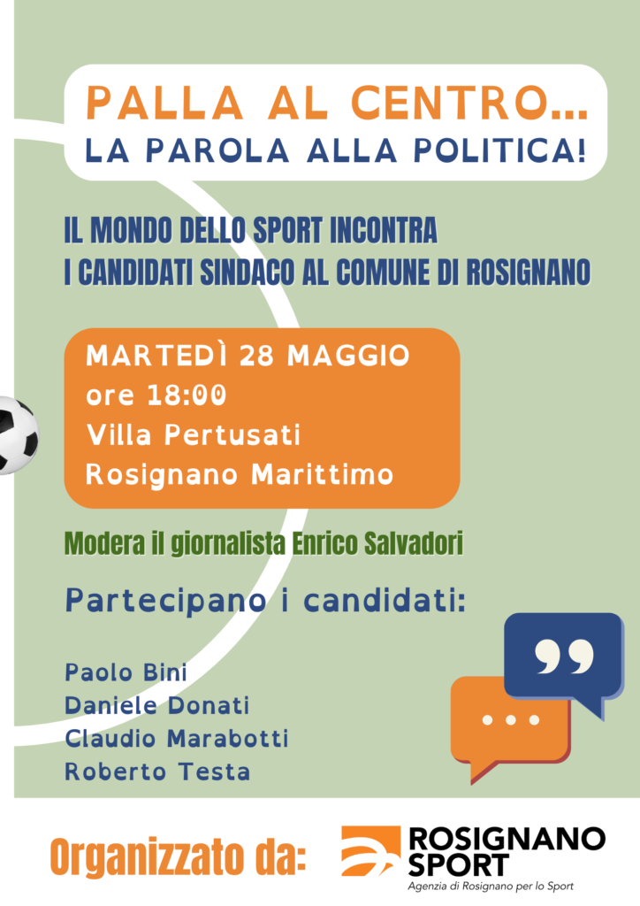 PALLA AL CENTRO... LA PAROLA ALLA POLITICA!