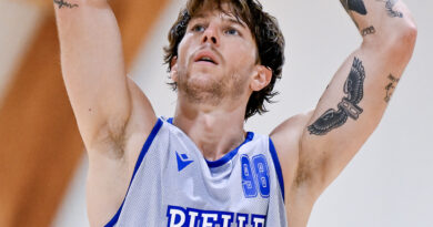 La TOSCANA LEGNO PIELLE LIVORNO con la T Tecnica Gema Montecatini, vince 61-69