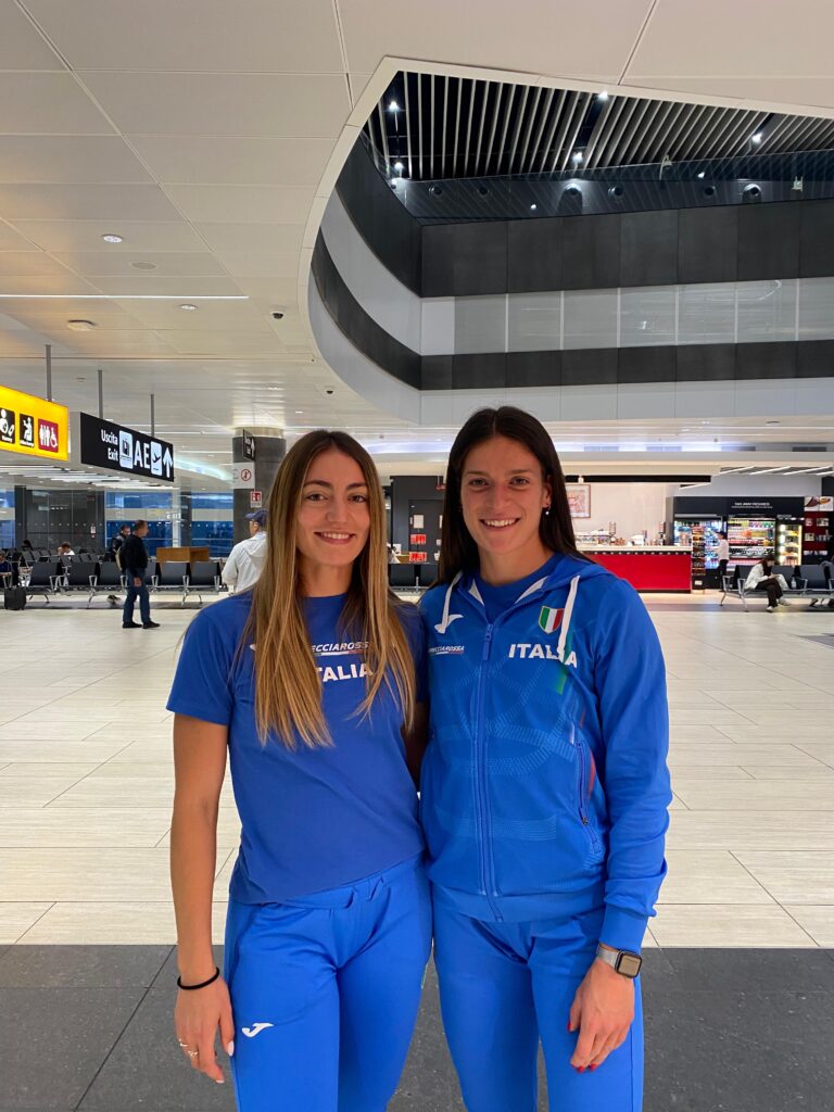 PARTITE PER LA CINA ILARIA ACCAME E ARIANNA DE MASI IN AZZURRO