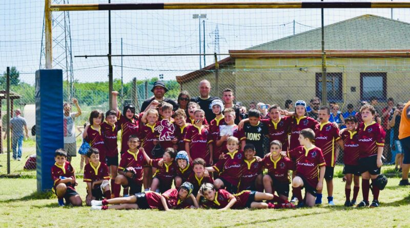 Rugby: LundaX Lions Amaranto under 10 Rugby; primo posto per gli under 16